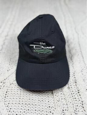 The Dunes Myrtle Beach Golf Club Town Talk Hat Cap Black Adjustable